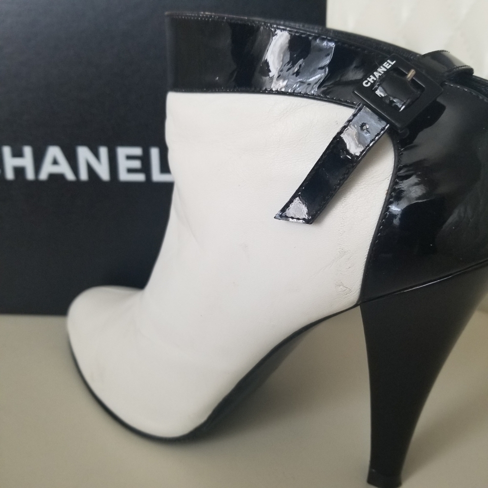 Chanel Short Leather Boots